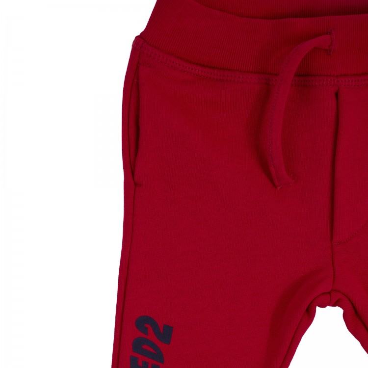 DSQUARED Pantaloni rossi neonato