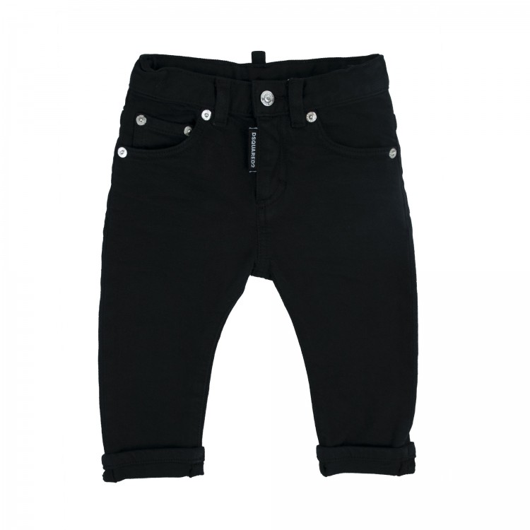 DSQUARED Pantaloni neri neonato