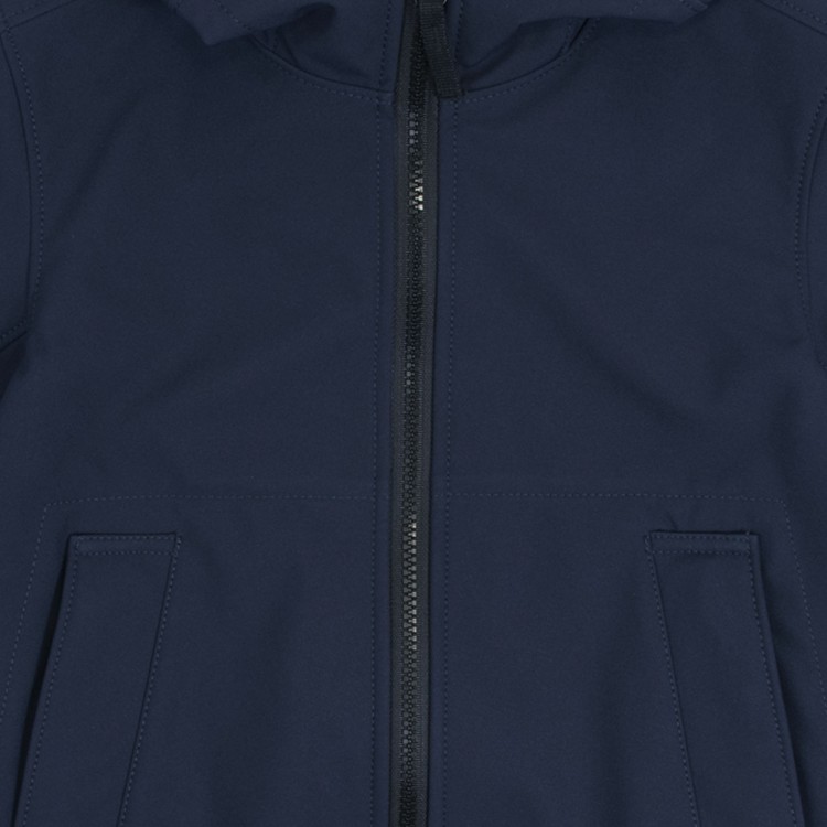 STONE ISLAND Giubbotto con cappuccio blu bambino