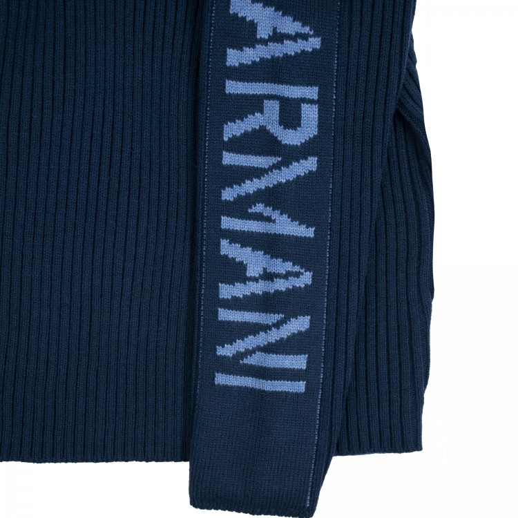 EMPORIO ARMANI Maglione girocollo bluette  bambino