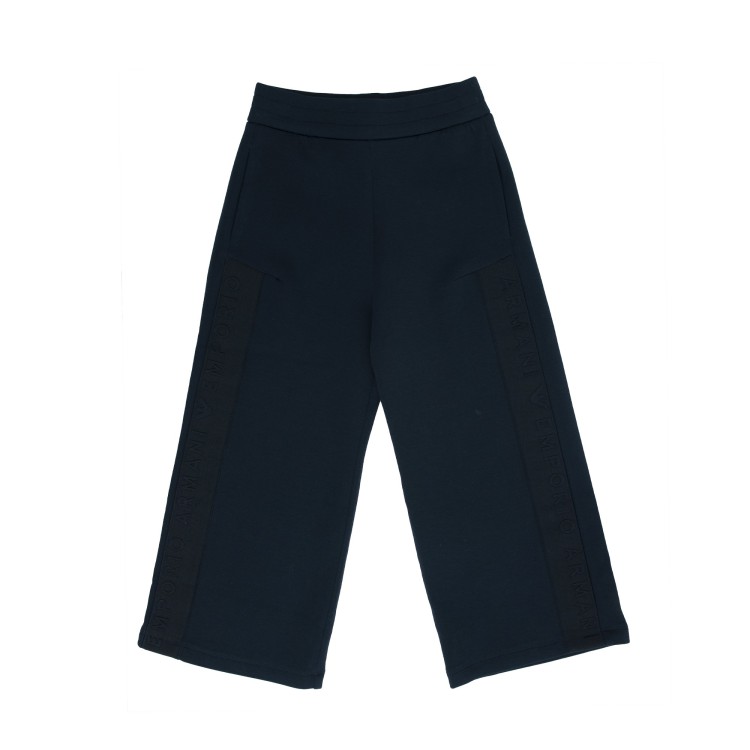 EMPORIO ARMANI Pantalone elasticizzato blu scuro bambina