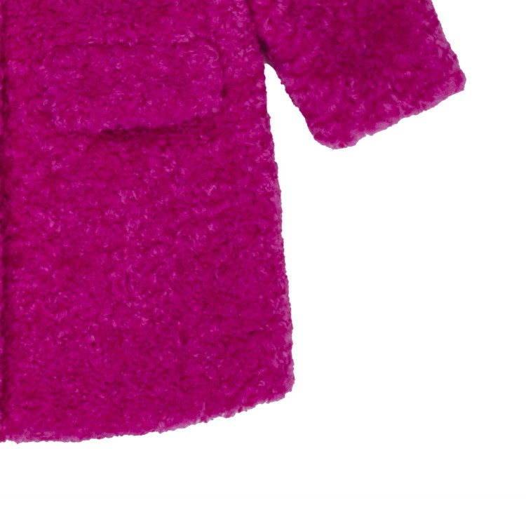 MONNALISA Cappottino teddy fucsia bambina