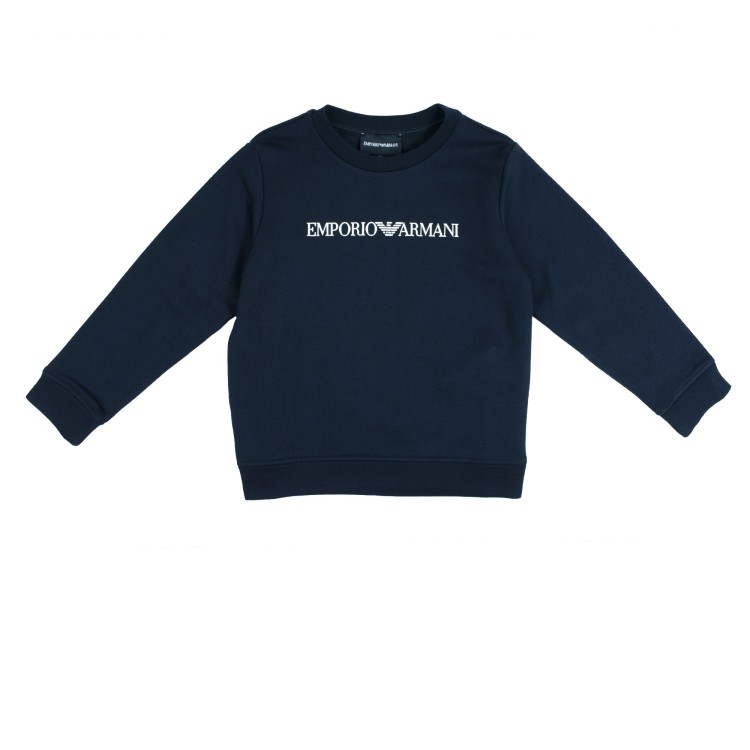 EMPORIO ARMANI SWEATSHIRT.NAVY LOGO