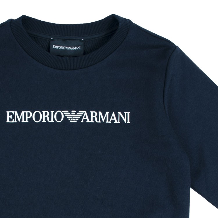 EMPORIO ARMANI SWEATSHIRT.NAVY LOGO