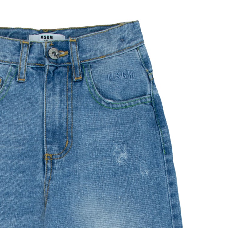 MSGM Pantalone jeans chiaro bambino