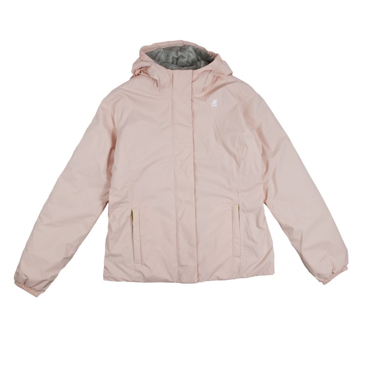 K-WAY Giubbino nylon rosa bambina