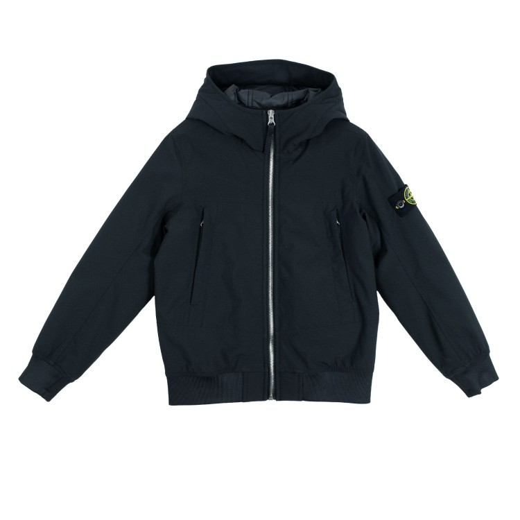 STONE ISLAND Giubbino imbottito nero bambino