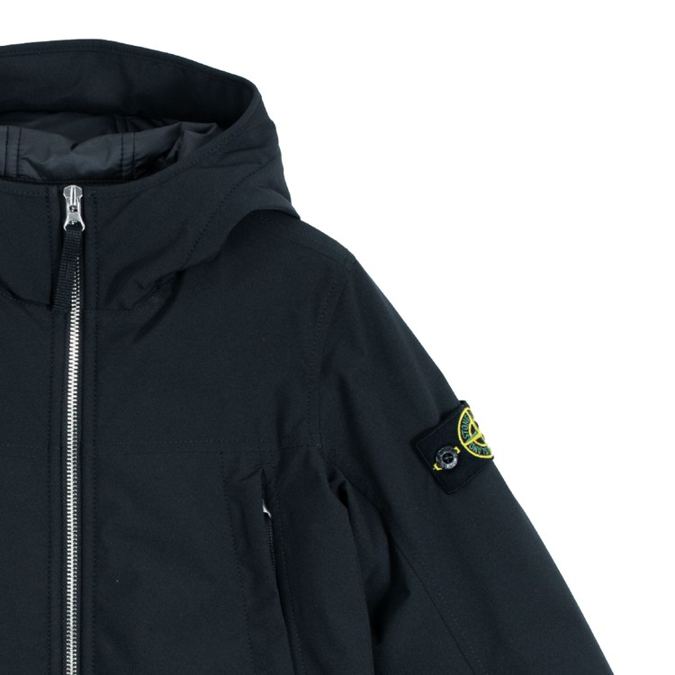 STONE ISLAND Giubbino imbottito nero bambino