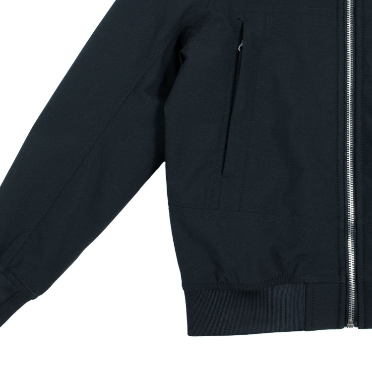 STONE ISLAND Giubbino imbottito nero bambino