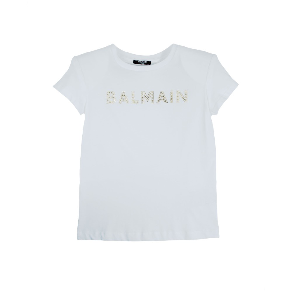 BALMAIN T-shirt manica...