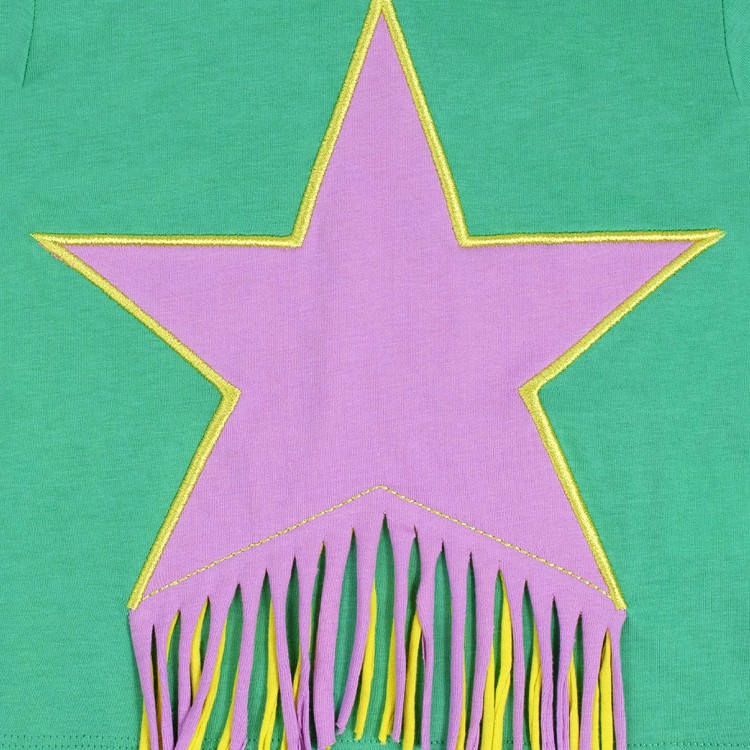 STELLA McCARTNEY T-shirt di colore verde bambina