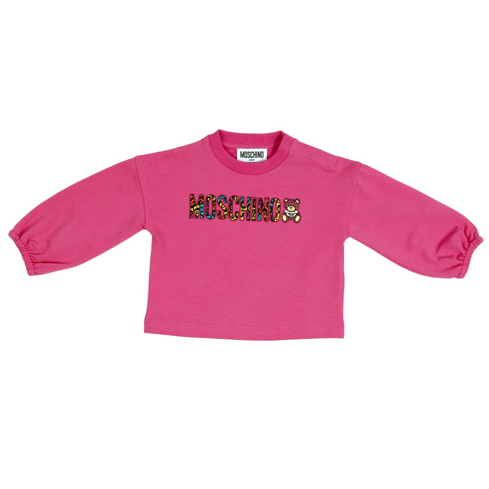 MOSCHINO Felpa fuxia...