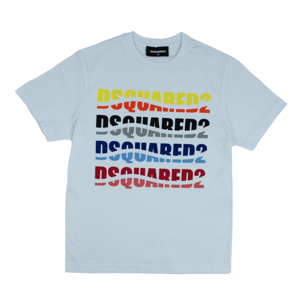 DSQUARED T-shirt in cotone...