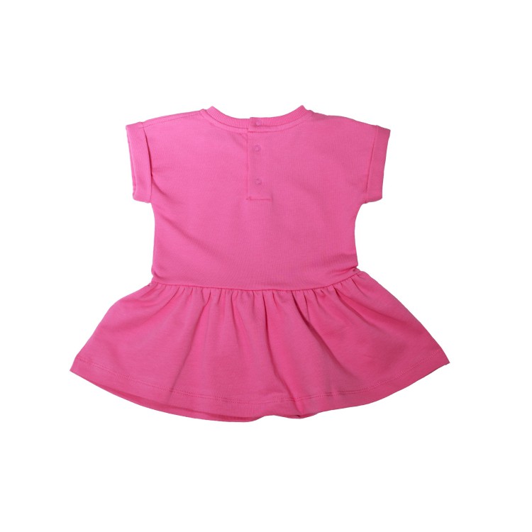 MOSCHINO abito cotone fuxia neonata