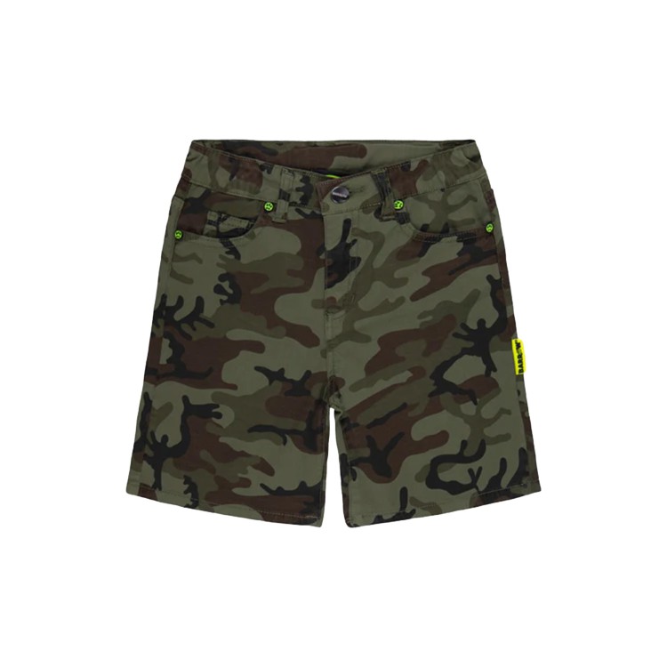 BARROW Short camuflage  verde bambino