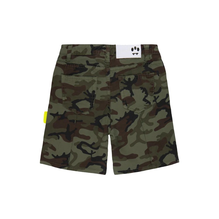 BARROW Short camuflage  verde bambino