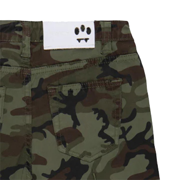 BARROW Short camuflage  verde bambino