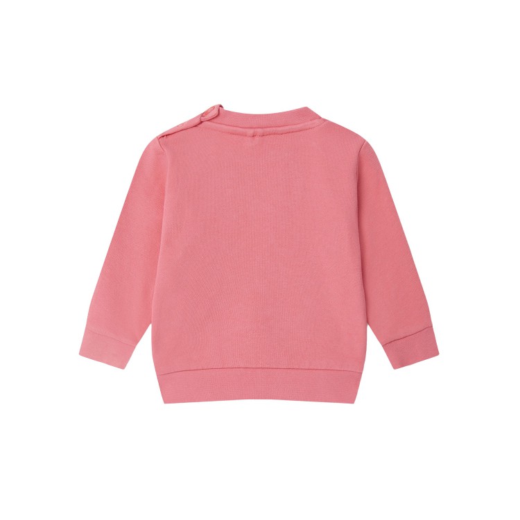 STELLA McCARTNEY Felpa rosa con ricamo neonata