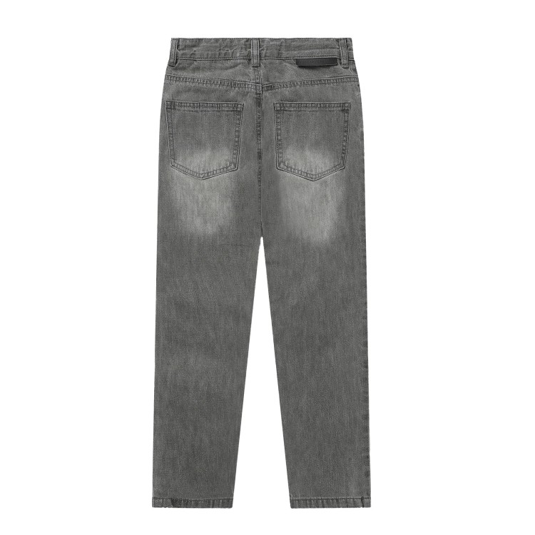 STELLA McCARTNEY Pantalone Jeans grigio bambino