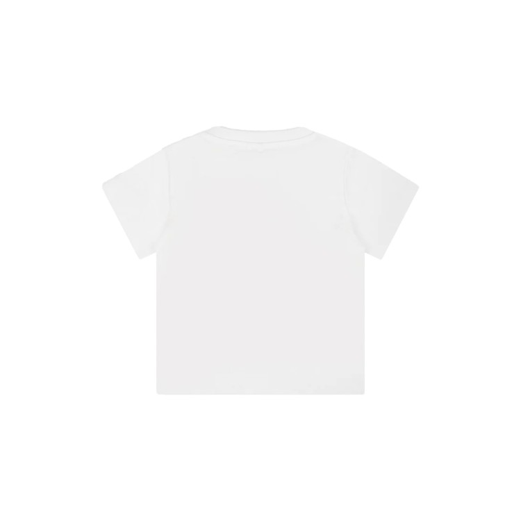 STELLA McCARTNEY T-shirt bianca stampata per neonato