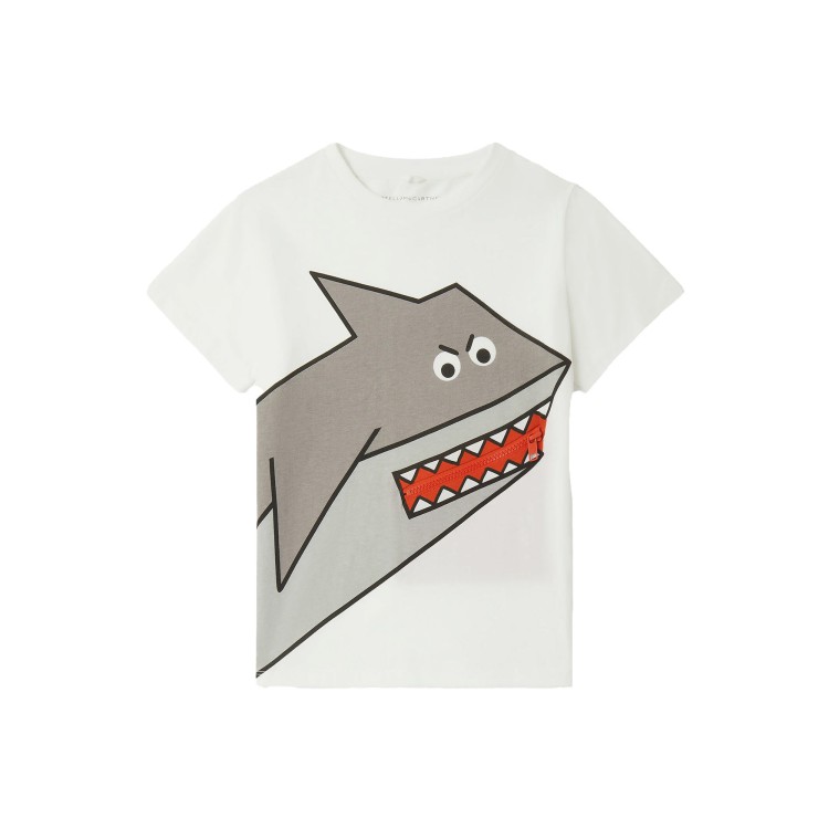 STELLA McCARTNEY T-shirt di colore bianco per bambino