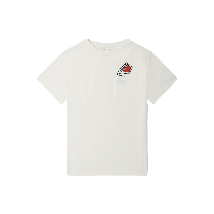 STELLA McCARTNEY T-shirt di colore bianco per bambino