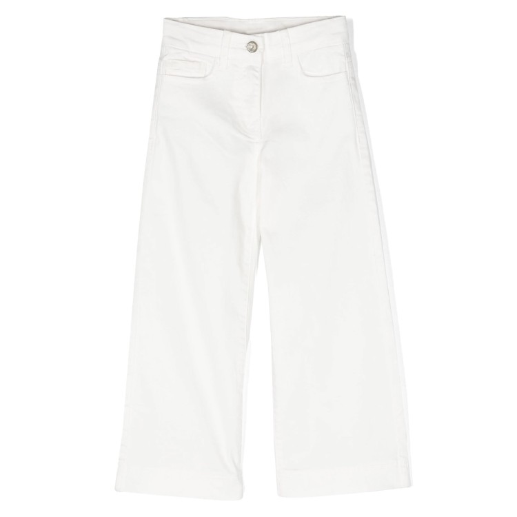 MONNALISA Pantalone Jeans crema bambina