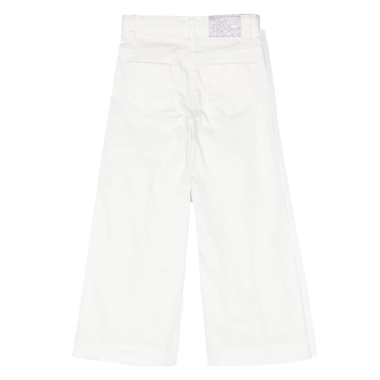 MONNALISA Pantalone Jeans crema bambina