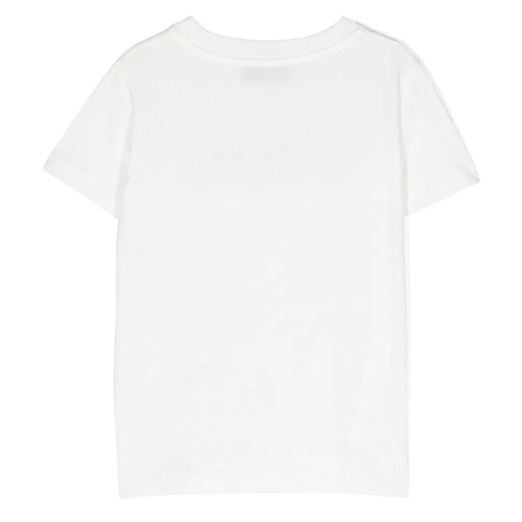 MISSONI T-shirt manica corta cotone bianco bambina