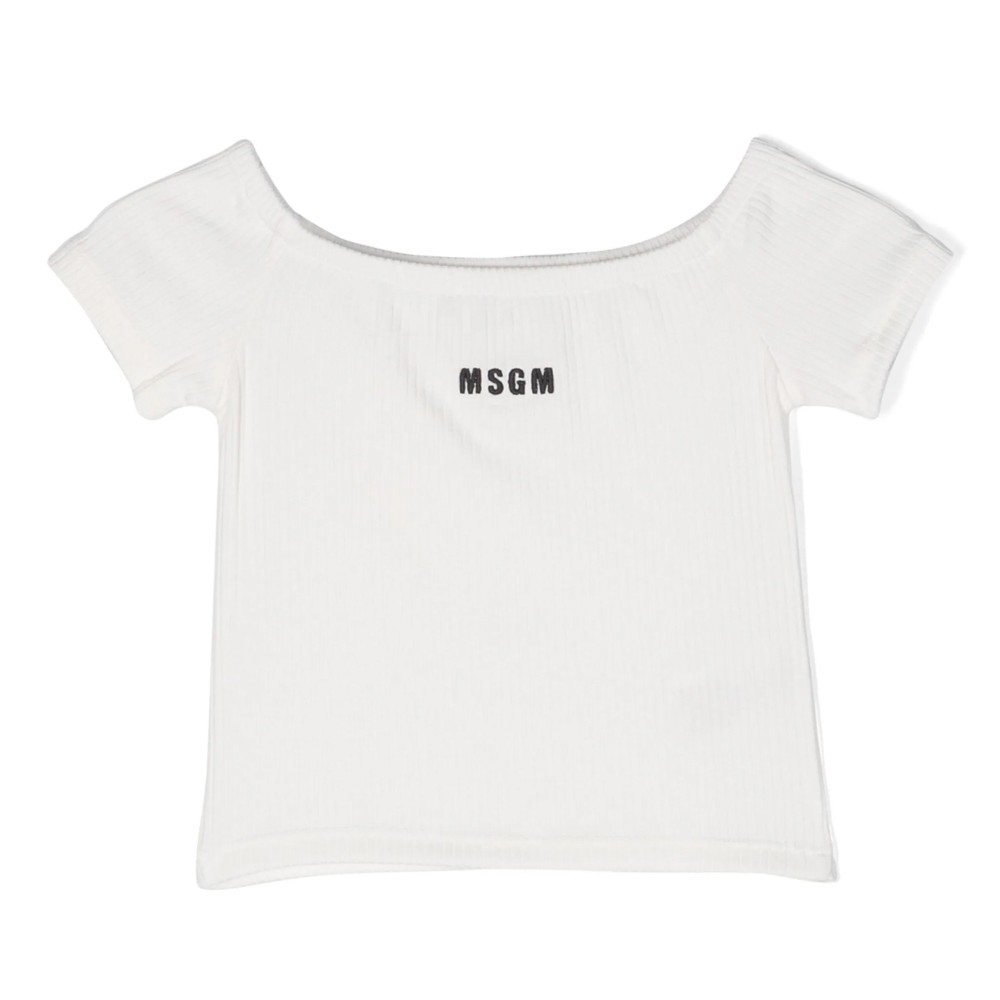 MSGM T-shirt in cotone a...