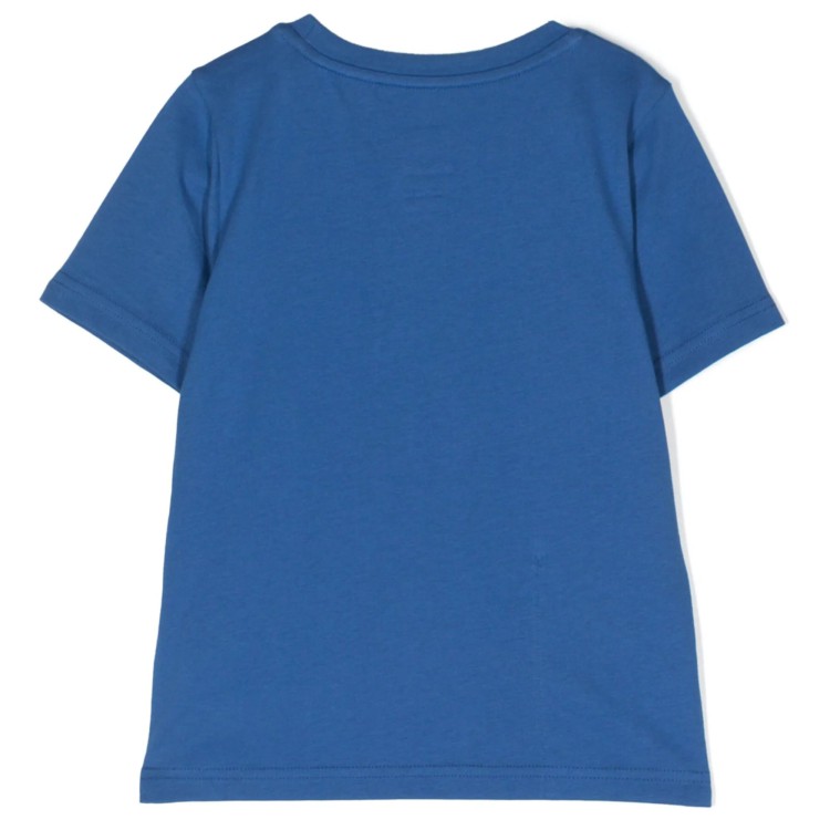 K-WAY T-shirt manica corta in cotone indaco bambino