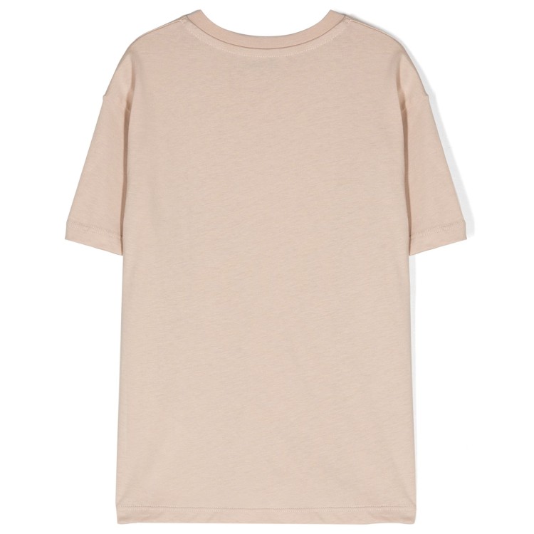 MSGM T-shirt cotone color beige  bambino