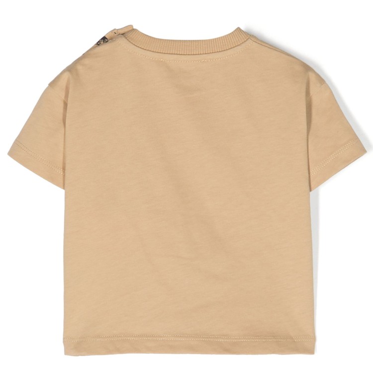 MOSCHINO T-shirt con stampa beige neonato