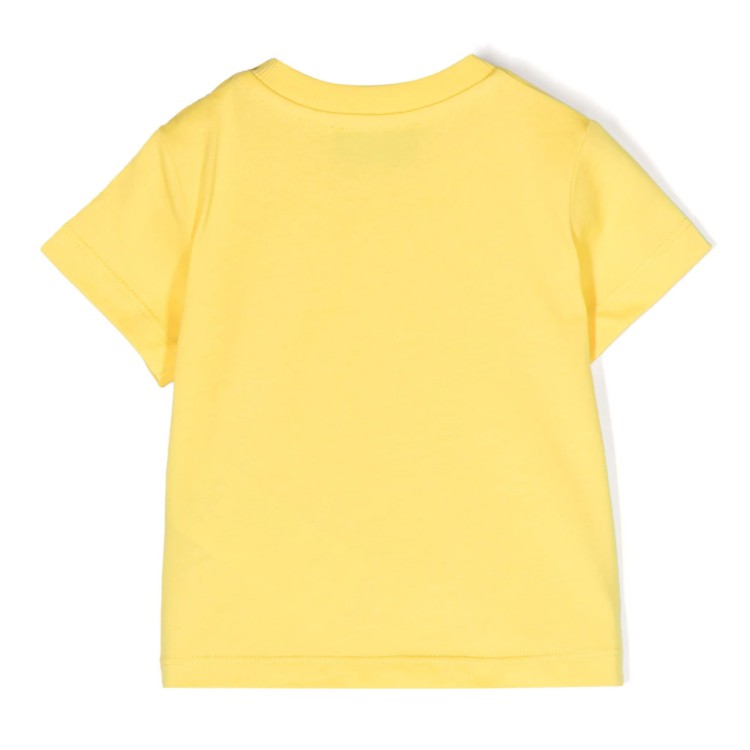 MOSCHINO T-shirt con stampa Teddy Bear giallo neonato