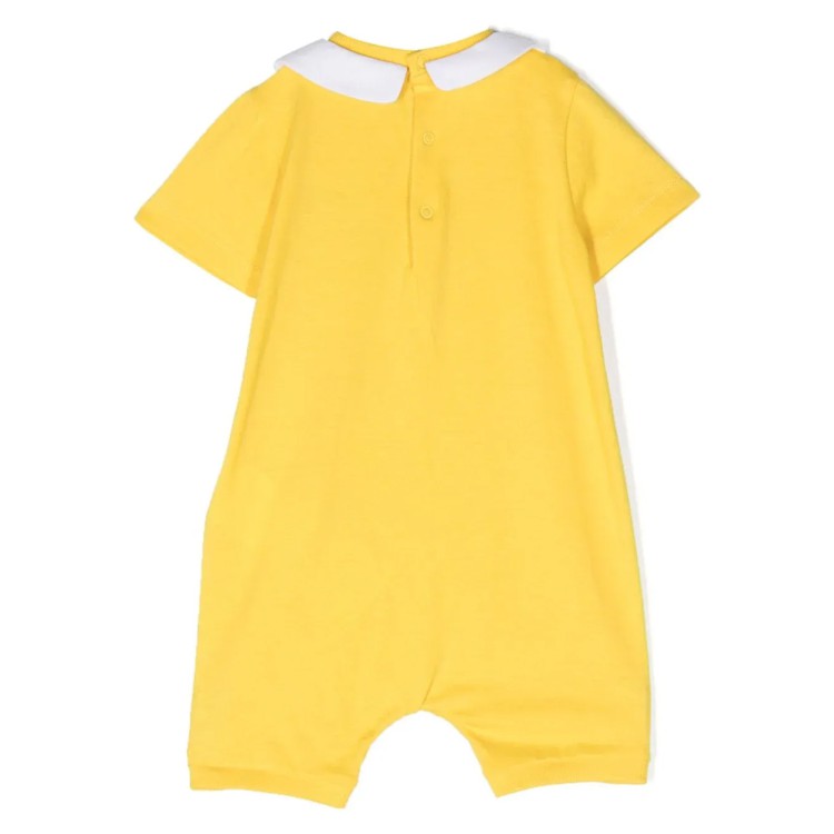 MOSCHINO Tutina  cotone Teddy Bear giallo neonato