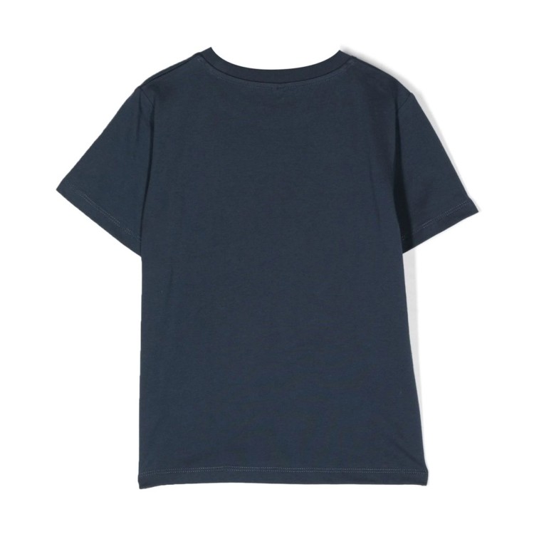 STELLA McCARTNEY T-shirt cotone blu con stampa per bambina