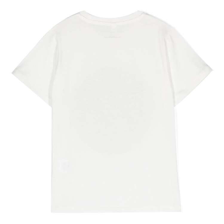 STELLA McCARTNEY T-shirt con stampa bianco ottico cotone bambina