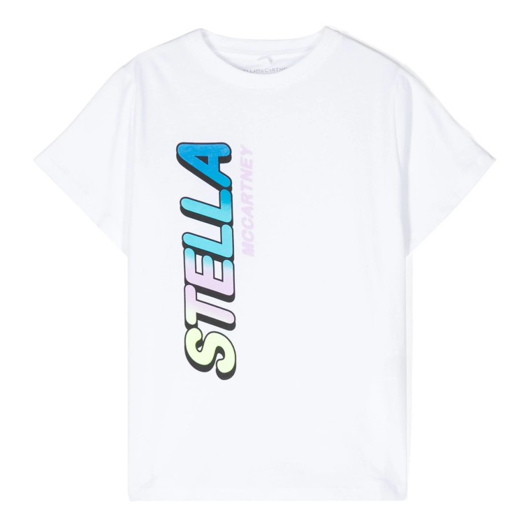 STELLA McCARTNEY T-shirt con stampa bianco/multicolore bambina