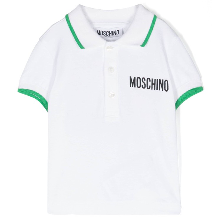 MOSCHINO Polo Teddy Bear bianca neonato