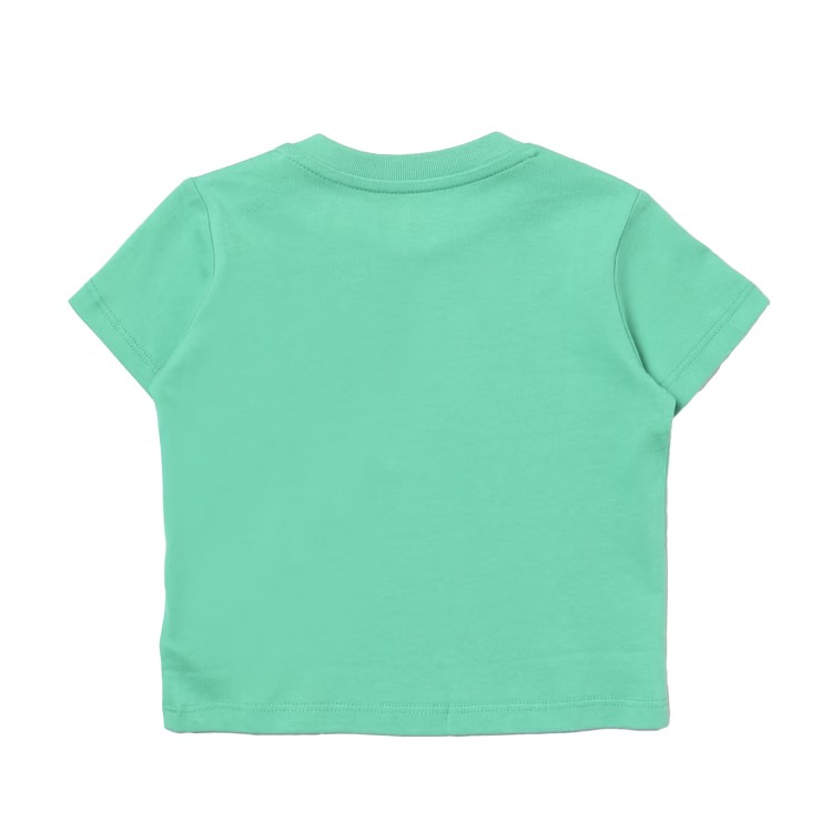 RALPH LAUREN T-shirt cotone maniche corte verde neonato