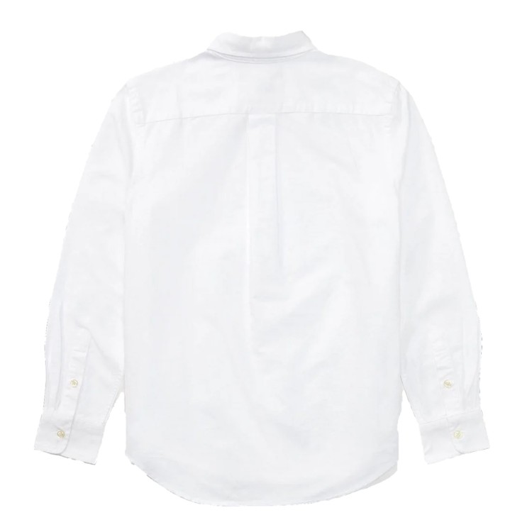 RALPH LAUREN Camicia Slim-Fit button-down bianca bambino