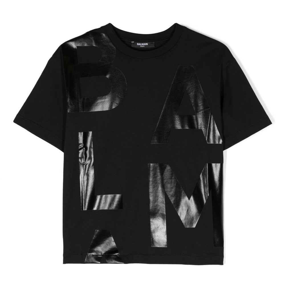 BALMAIN T-shirt con stampa...