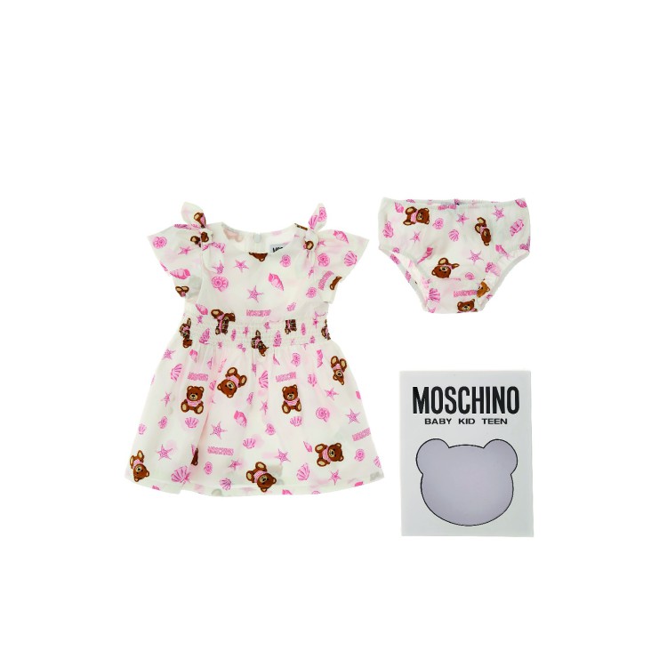 MOSCHINO Abito bianco neonata