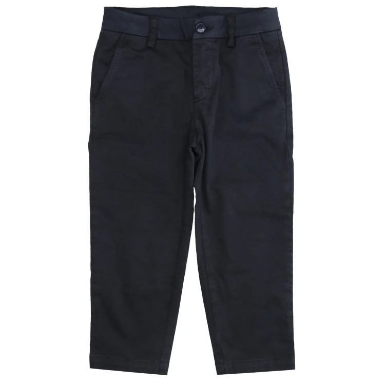 DONDUP Pantaloni in cotone blu bambino