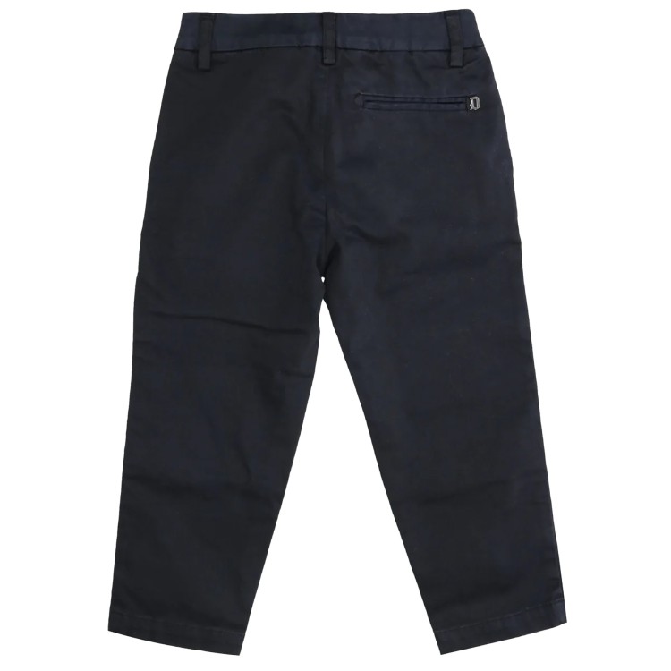 DONDUP Pantaloni in cotone blu bambino