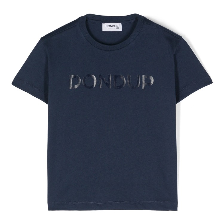 DONDUP T-shirt manica corta blu bambino