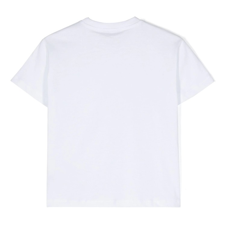 DONDUP T-shirt manica corta bianca per bambino