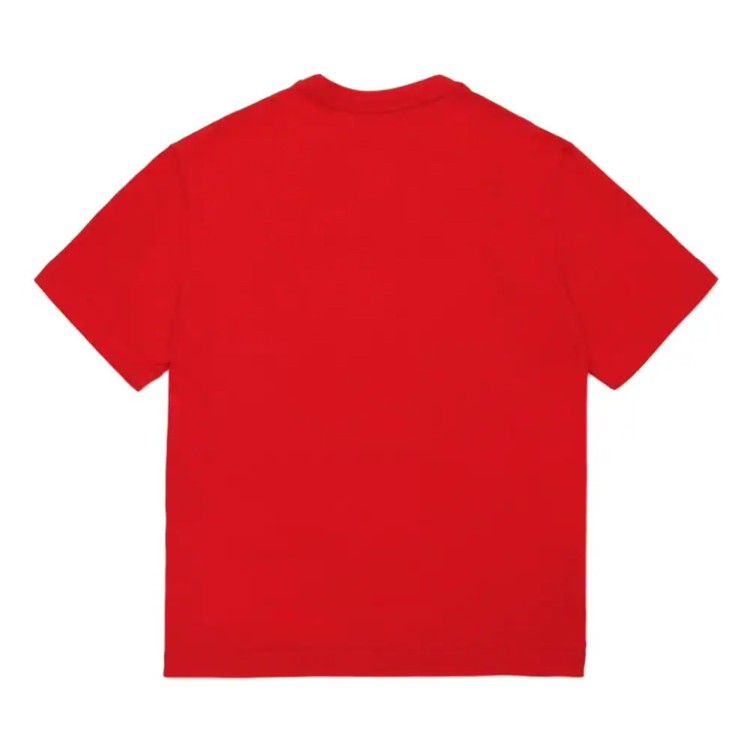 DSQUARED T-shirt con stampa rosso bambino