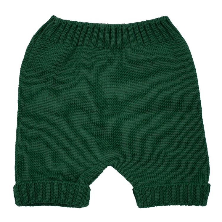 LITTLE BEAR Pantalone in filo di cotone a coste verdone neonato