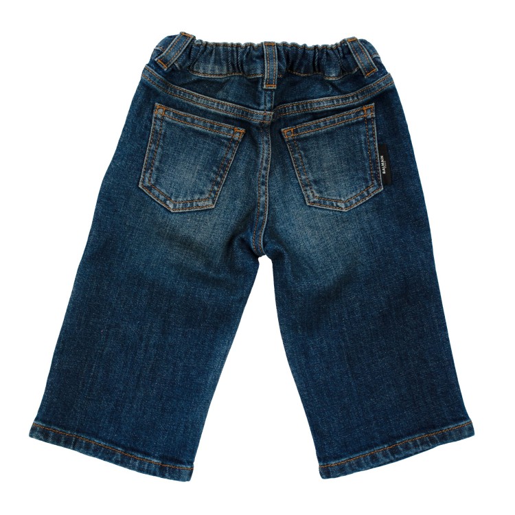 BALMAIN Pantalone jeans  blu per neonato